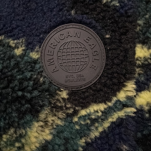 American Eagle AE SHERPA ZIP-UP JACKET Size Small SHIPS SAME DAY - Picture 10 of 10